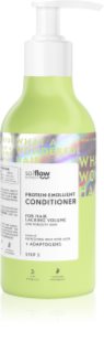 so!flow Low Porosity Hair Protein-Emollient Conditioner Conditioner für Haare ohne Volumen 400 ml
