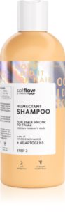 so!flow Medium Porosity Hair Humectant Shampoo uhlazující šampon proti krepatění 400 ml