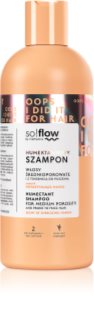 so!flow Medium Porosity Hair Humectant Shampoo champú alisador antiencrespamiento 400 ml