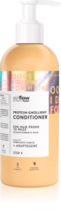 so!flow Medium Porosity Hair Protein-Emollient Conditioner hydratační a uhlazující kondicionér proti krepatění 400 ml
