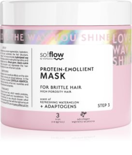 so!flow High Porosity Hair Protein-Emollient Mask posilující maska pro lámavé a namáhané vlasy 400 ml
