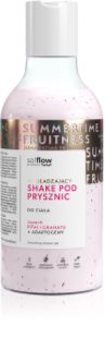 so!flow Smoothing Shower Shake sprchový gél pre všetky typy pokožky Pithaja & Pomegranate 400 ml
