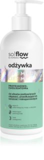 so!flow Hair Without Volume Protein-Emollient Conditioner kondicionér pro vlasy bez objemu 300 ml