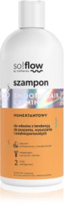 so!flow Frizzy and Dry Hair Protein-Emollient Mask glättendes Shampoo gegen strapaziertes Haar 300 ml