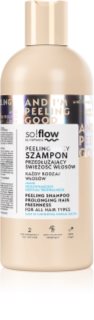 so!flow Peeling Shampoo Prolonging Hair Freshness Peeling-Shampoo für fettige Kopfhaut 400 ml