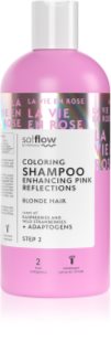 so!flow Coloring Shampoo Blonde Hair tonizáló sampon szőke hajra árnyalat Pink 300 ml