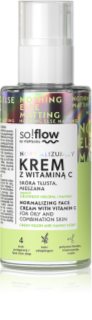 so!flow Normalizing Face Cream With Vitamin C normalizačný krém pre mastnú pleť s vitamínom C 50 ml