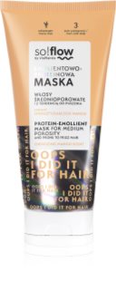 so!flow Medium Porosity Hair Protein-Emollient Mask Hair Mask to treat frizz
