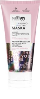 so!flow High Porosity Hair Protein-Emollient Mask fortifying mask for brittle and stressed hair