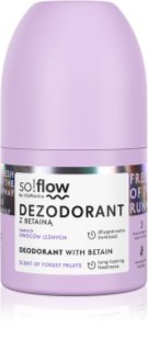 so!flow Deodorant déodorant roll-on pour femme Betain Scent Of Forest Fruits 50 ml