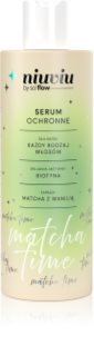 so!flow Matcha Time Protective Hair Serum serum fortificante para cabello débil y maltratado 150 ml