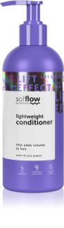 so!flow LIFT EFFECT Light Conditioner for styling preparation lehký kondicionér pro vlasy bez objemu vůně Juicy Grape 300 ml