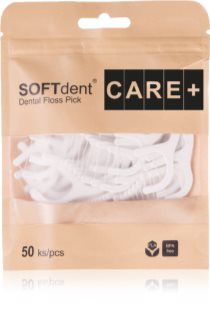 SOFTdent ECO Dental Floss Pick Zahnstocher mit Zahnseide 50 St.