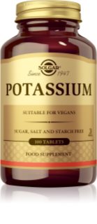 Solgar Potassium tabletki na wsparcie czynności układu nerwowego 100 tabletek
