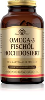 Solgar Omega-3 Fischöl Hochdosiert Kapseln mit essenziellen Fettsäuren
