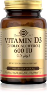 Solgar Vitamin D3 600 IU Kapseln mit Vitamin D 120 KAP