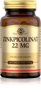 Solgar Zinkpicolinat 22 mg Tabletten für Haare, Nägel und Haut 120 g