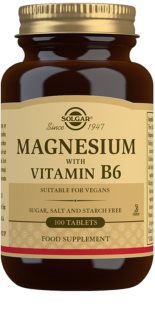 Solgar Magnesium with Vitamin B6 tablety pro podporu spánku a regenerace 100 tbl