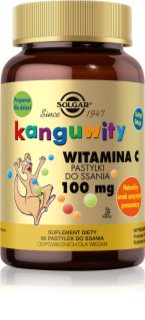 Solgar Kanguwity Witamina C 100 mg wzmocnienie odporności dla dzieci 90 tabletek