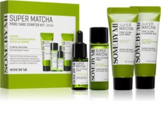 Some By Mi Super Matcha Pore Care Starter Kit Geschenkset für das Verfeinern der Poren und ein mattes Aussehen der Haut