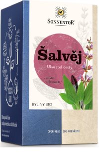 SONNENTOR Šalvia BIO bylinný čaj dvojkomorové vrecúško 18x1 g