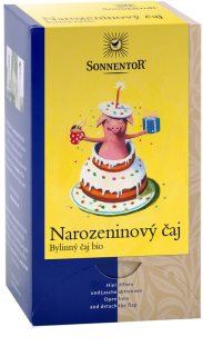 SONNENTOR Narozeninový čaj BIO bylinný čaj dvoukomorový sáček 18x1,5 g