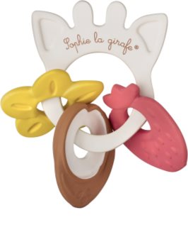 Sophie La Girafe Vulli Fragrance Ring hračka Vanilla, Strawberry and Coconut 1 ks