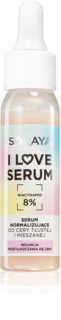 Soraya I Love Serum флюїд, нормалізуючий діяльність сальних залоз 8% Niacinamid 30 мл