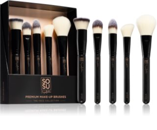 SOSU Cosmetics Premium Brushes The Face Collection Pinselset für einen perfekten Look 5 St.
