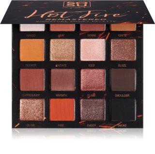 SOSU Cosmetics Hot Fire Eyeshadow Palette palette di ombretti colore Hot Fire 32 g