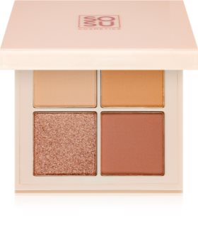 SOSU Cosmetics Eyeshadow Quad paleta de sombra para os olhos