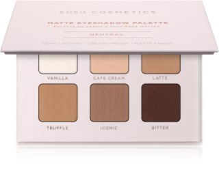 SOSU Cosmetics Matte Eyeshadow Palette Eyeshadow Palette shade Neutral 6x1.3 g
