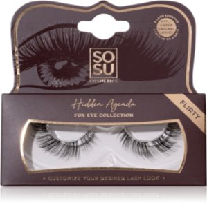 SOSU Cosmetics Hidden Agenda Fox Eye Collection Mākslīgās skropstas