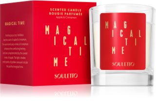 Souletto Magical Time Apple & Cinnamon lumânare parfumată 65 g
