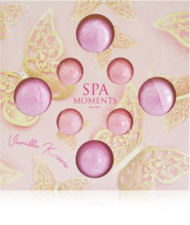 Spa Moments Vanilla Kisses poreilevat kylpypommit