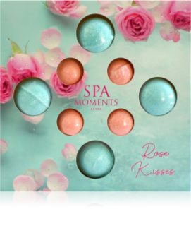 Spa Moments Rose Kisses poreilevat kylpypommit