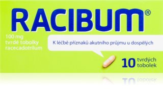 STADA Racibum 100mg tvrdé tobolky k léčbě průjmu 10 tbl