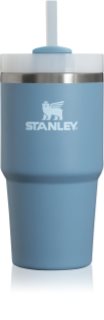 Stanley Quencher H2.O FlowState™ Tumbler copo de aço inoxidável com palhinha pequeno Indigo 600 ml