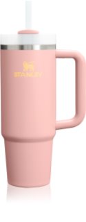 Stanley Quencher H2.O FlowState™ Tumbler неръждаема термочаша със сламка средни Peach Rose 890 мл.