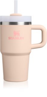 Stanley Quencher H2.O FlowState™ Tumbler gobelet en acier inoxydable avec paille petit format champagne 1 pcs
