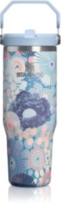 Stanley IceFlow™ Flip Straw 2.0 Tumbler nerūdijančiojo plieno termogertuvė blue dream wildflower 1 vnt.