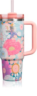 Stanley Quencher H2.O FlowState™ Tumbler gobelet en acier inoxydable avec paille medium sorbet wildflower 1 pcs
