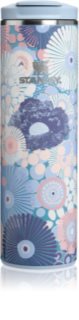 Stanley Transit Fliptop Mug gertuvė-termosas vidutinis blue dream wildflower 1 vnt.