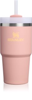 Stanley Quencher H2.O FlowState™ Tumbler неръждаема термочаша със сламка малък Peach Rose 590 мл.