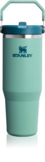 Stanley IceFlow™ Flip Straw 2.0 Tumbler неръждаема термобутилка за вода Spring Green 890 мл.
