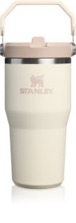 Stanley IceFlow™ Flip Straw 2.0 Tumbler неръждаема термобутилка за вода Cream 590 мл.