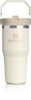 Stanley IceFlow™ Flip Straw 2.0 Tumbler неръждаема термобутилка за вода Cream 410 мл.