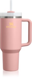 Stanley Quencher H2.O FlowState™ Tumbler неръждаема термочаша със сламка голям Peach Rose 1180 мл.