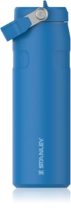Stanley IceFlow™ Flip Straw Bottle steklenica za vodo iz nerjavnega jekla s slamico Azure 710 ml