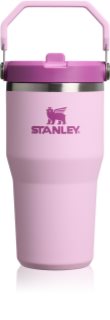 Stanley IceFlow™ Flip Straw Tumbler неръждаема бутилка за вода Cherry Blossom 600 мл.